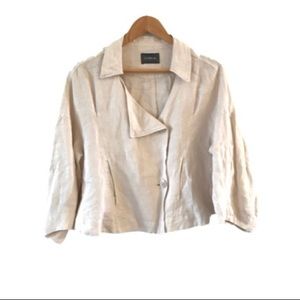 OSKA 100% linen jacket large